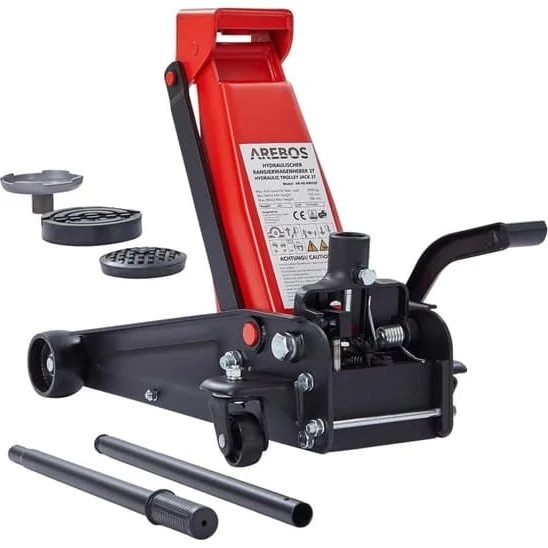 AREBOS Donkraft 3000 kg - 85-500 mm løftehøjde