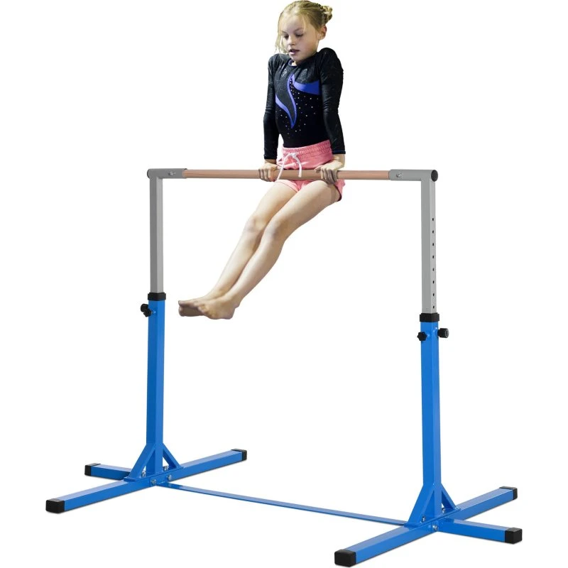Gymnastikstang, Blå, 194x121x92-150 cm