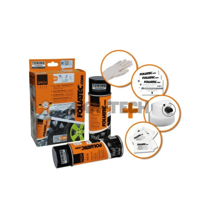 Foliatec Glossy Giftgrøn Sprayfolie 2x400 ml