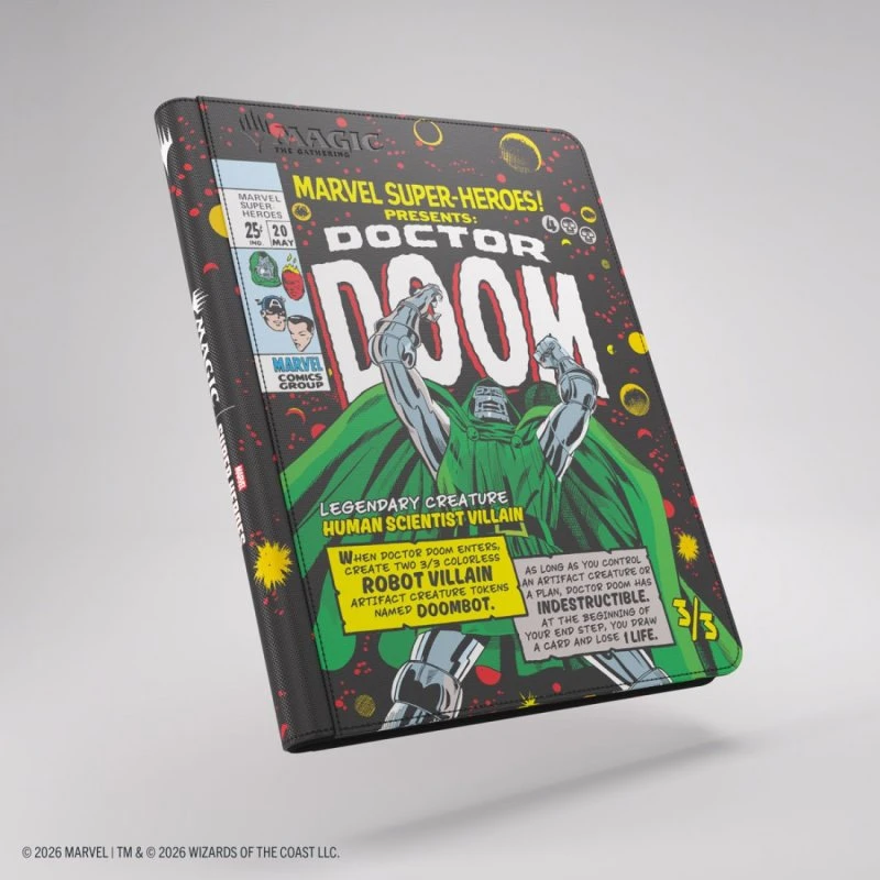 Gamegenic Doctor Doom Marvel Zip-Up Album 18-Pocket