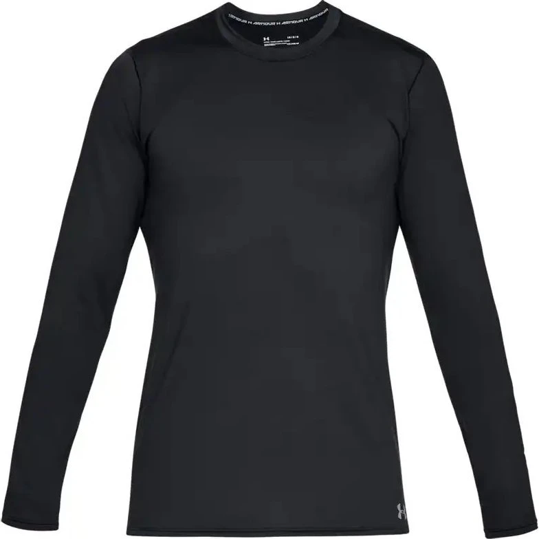 Under Armour ColdGear Fitted Crew herreundertrøje, sort