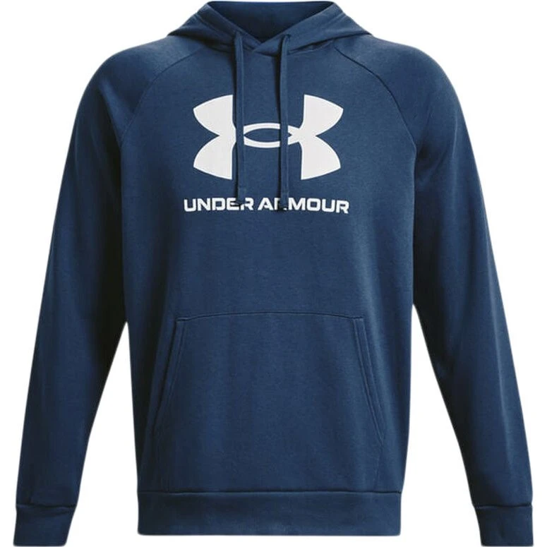 Under Armour Rival Fleece Logo Hættetrøje – Oliven, L