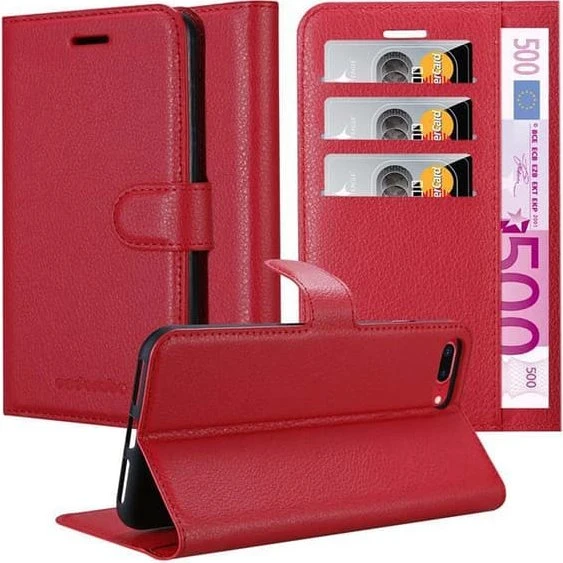 iPhone 7 Plus, 7s Plus & 8 Plus Wallet Case i imiteret læder
