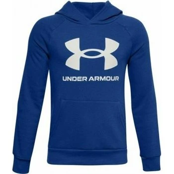 Under Armour Rival Fleece Hættetrøje børn - Blå, 7 år