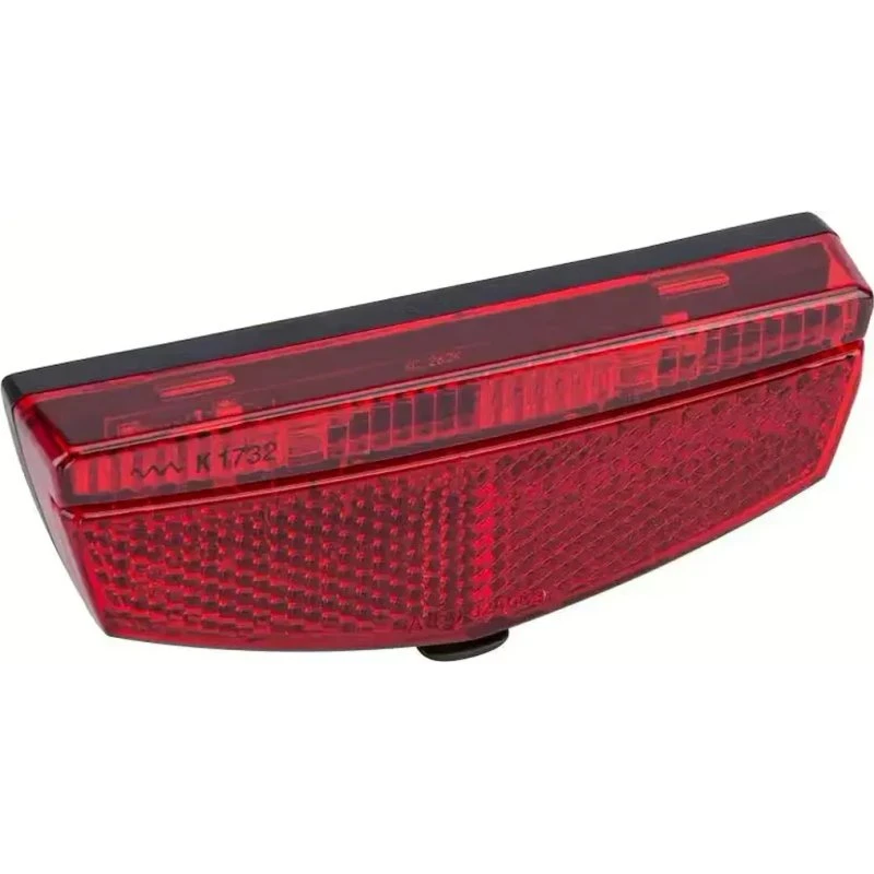 CONTEC TL-128 B LED Baglygte - Batteridrevet - Rød/Sort