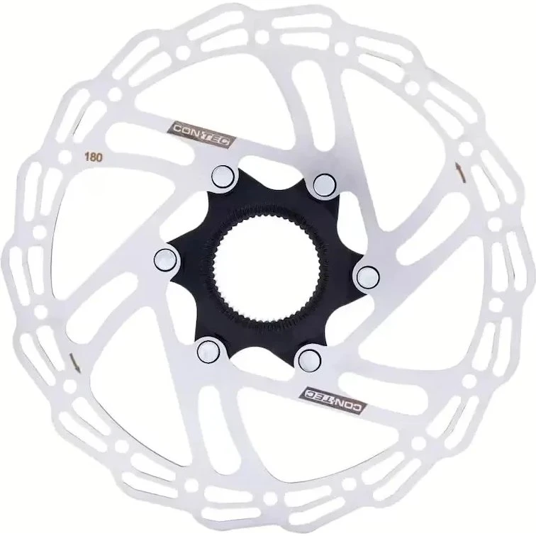 CONTEC CDR-CLE Bremseskive 180mm 1.4mm Center Lock Sølv