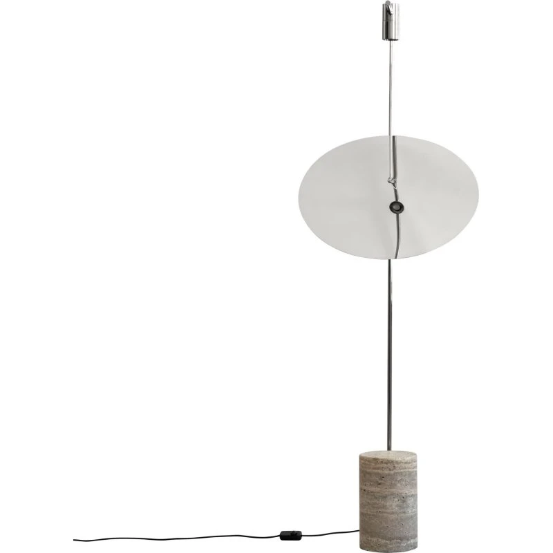 101 Copenhagen The Moon Gulvlampe i Krom