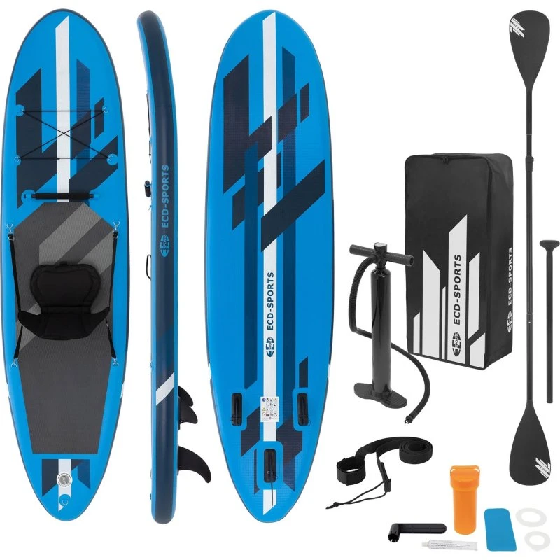 Blåt oppusteligt Stand Up Paddle Board med sæde - 305 cm