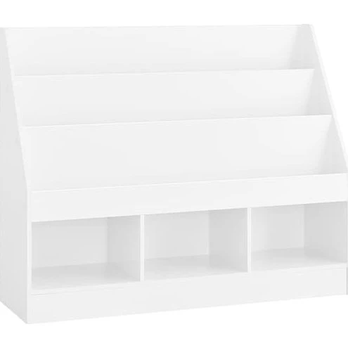SoBuy Montessori Børne Reol 100x30x80cm - Hvid KMB118-W