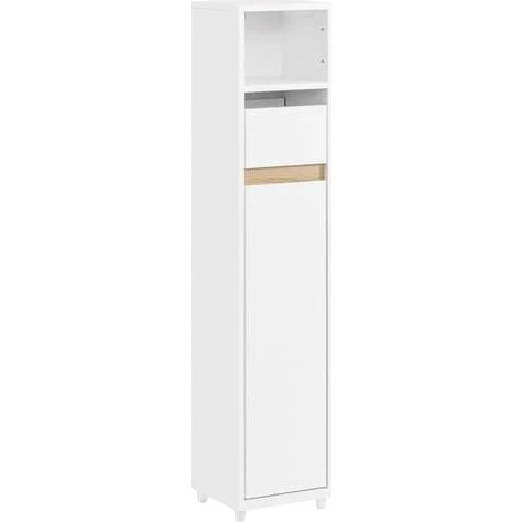 SoBuy Smalt Badeværelsesskab 20x20x96cm Hvid BZR151-W