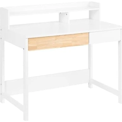 SoBuy Laptopbord med reol og skuffer FWT106-W