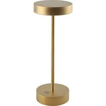 Ubiqua Standy Mini Batterilampe, Mat Guld, 2700/3000K