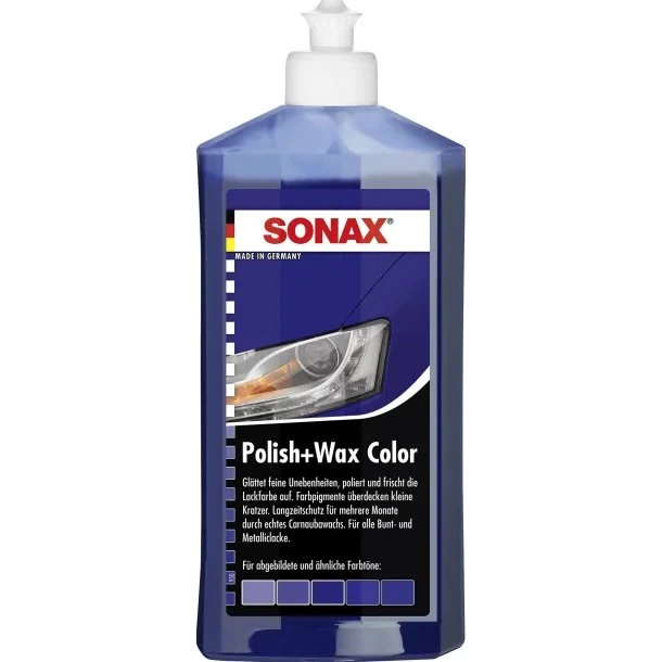 SONAX Polering & Voks med Carnauba 500 ml – Hvid