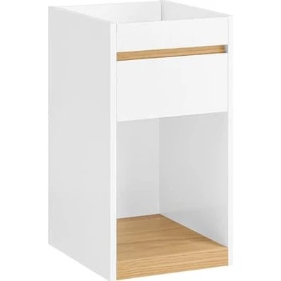 SoBuy FBT137-W Sidebord og Cafébord med skuffe