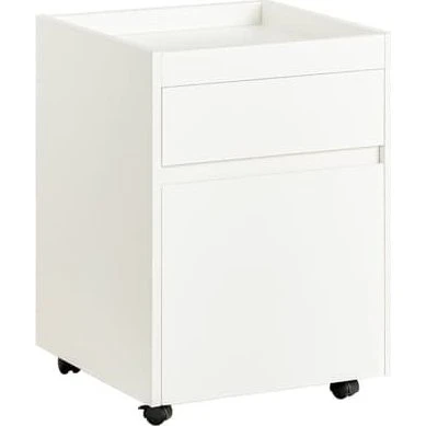 SoBuy Sidebord med 2 skuffer FBT121-W