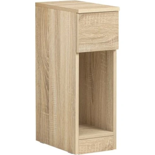 SoBuy Smalt Natbord 20x35x60cm i Natur - FBT111-N