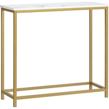 SoBuy Guld Entrékonsol 80x29.5x74.5cm - Vintage FSB29-G