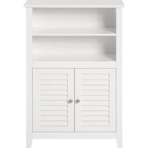 SoBuy Badeværelsesskab 60x26x90cm Hvid BZR13-W med hylder