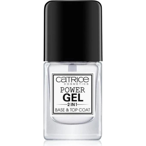 Catrice Power Gel 2-i-1 Base og Top Coat, 10,5 ml