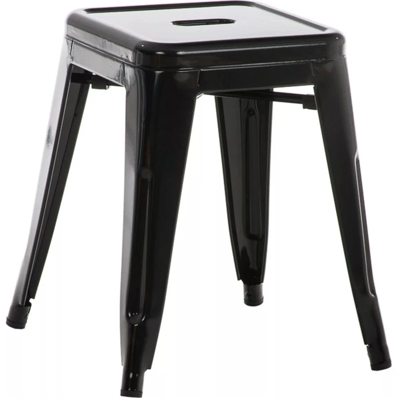 Armin Stabelbar Metal Skammel - Sort, 40x40x46cm
