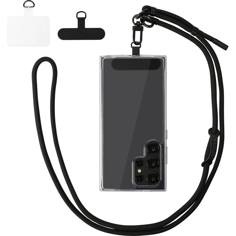 Nevox Universal Mobilkæde - Justerbar Nylon - Sort