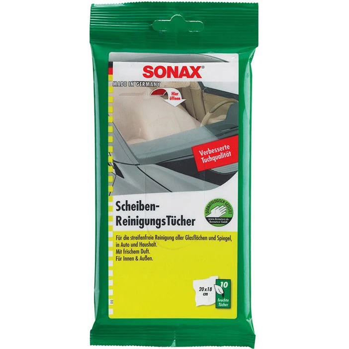 SONAX Glasrens Wipes 25 stk.