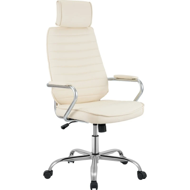 Rako Ergonomisk Kontorstol i Kunstlæder med Nakkestøtte