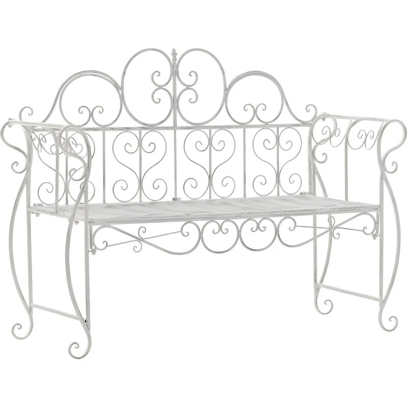 Minna Havebænk i Metal - Romantisk Art Nouveau-stil
