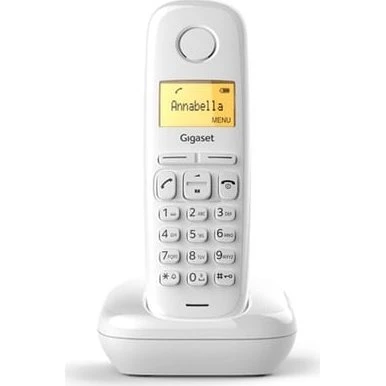 Gigaset A170 Trådløs DECT-telefon med nummervisning - Hvid