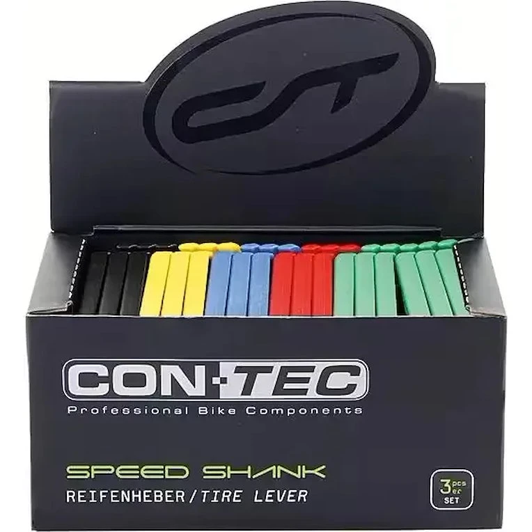 CONTEC TFM-Speed Shank dækjern - 30 sæt á 3 stk. - Multifarvet