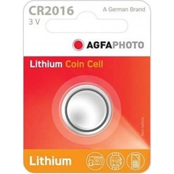 AgfaPhoto CR2016 Lithium batteri, 75 mAh
