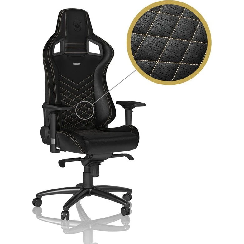 Noblechairs EPIC Sort/Guld Gamingstol