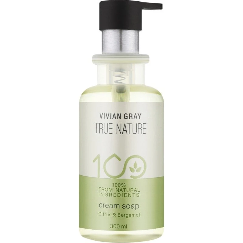 Vivian Gray True Nature Citrus & Bergamot Cremesæbe 300ml