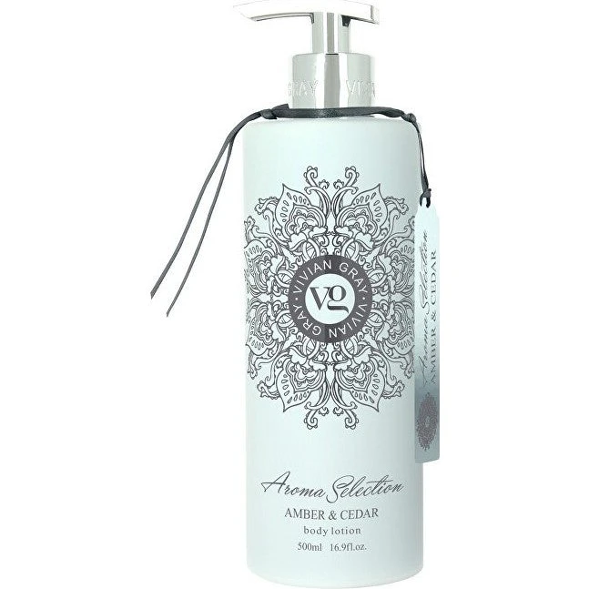 Vivian Gray Amber & Cedar Body Lotion Aroma Selection 500ml