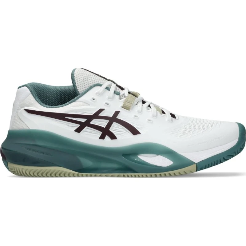 Asics Gel-Resolution X Clay - White/Dark Aubergine