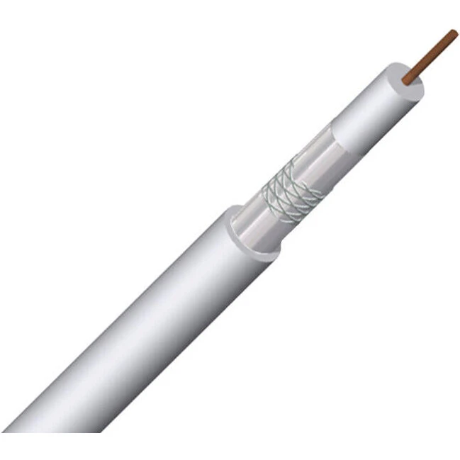 Triax KOKA 550 antennekabel Ø6,9 mm triple-skærmet, hvid