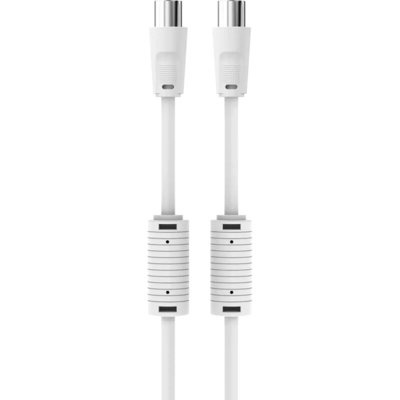 Sinox PRO antennekabel 5 m — hvid