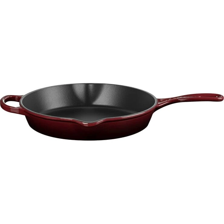 Le Creuset Dyb stegepande i støbejern 26 cm - Garnet