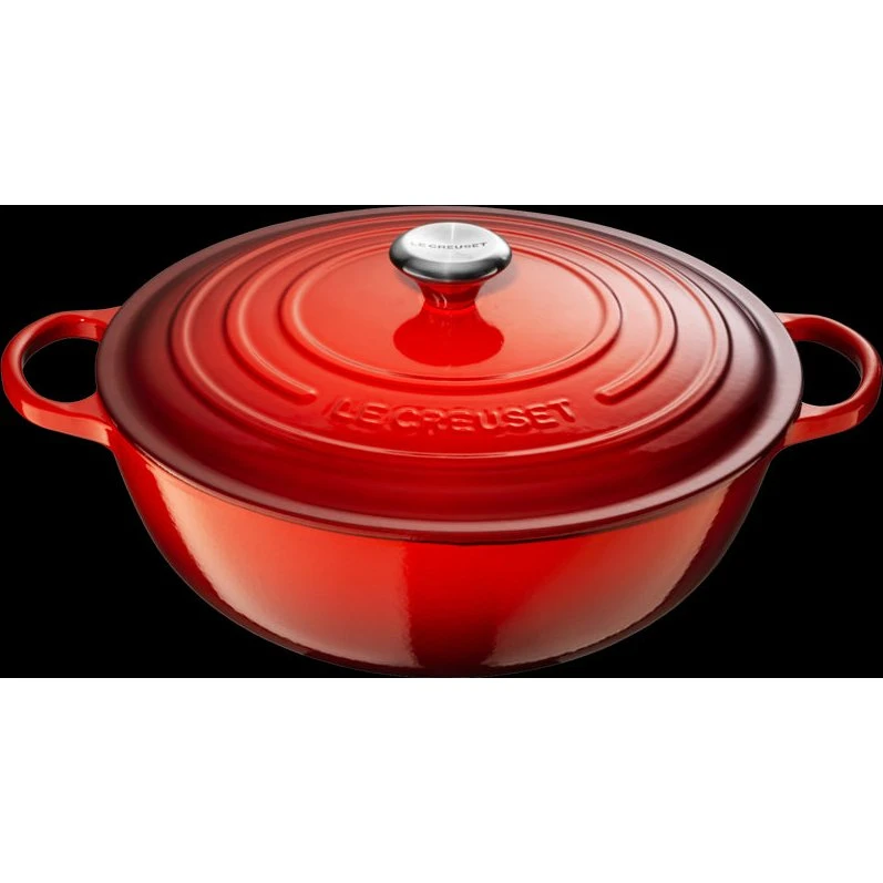 Le Creuset Gourmet suppegryde 32 cm / 7 L, rød