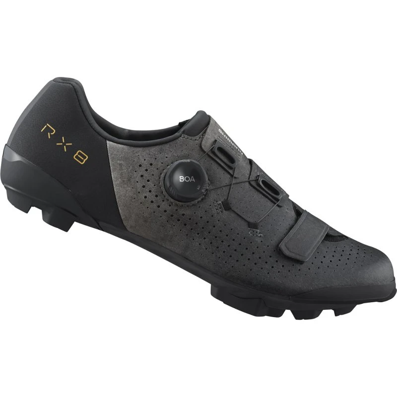 Shimano RX801 SPD Gravel Sko - Sort/Grå - Str 46