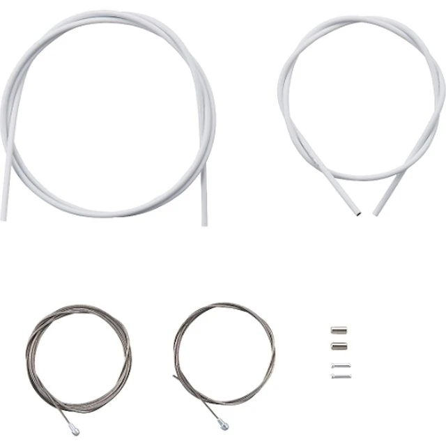 Shimano Bremsekabel sæt PTFE SLR Road - Hvid
