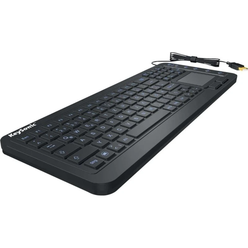 KeySonic KSK-6231 INEL Industritastatur QWERTZ Sort