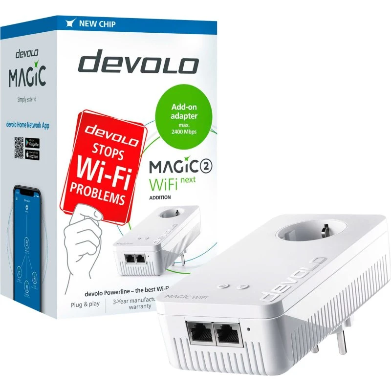 devolo Magic 2 WiFi next Powerline Adapter 2400Mbps