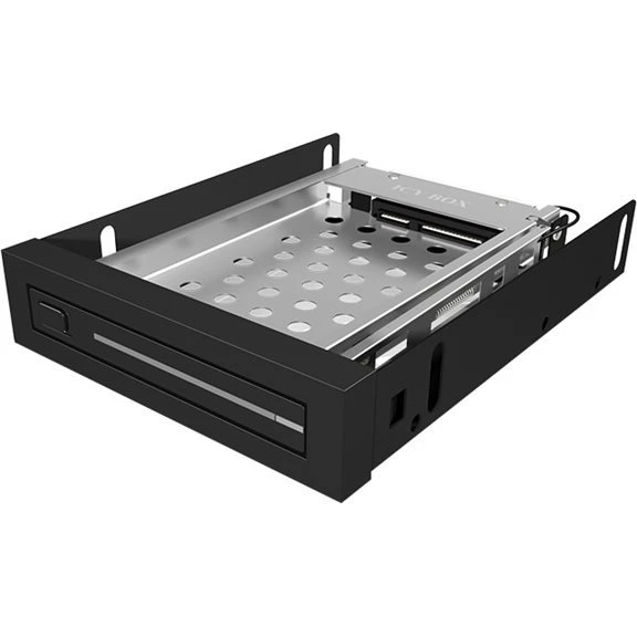 Icy Box IB-2216StS Mobilrack til 2.5" SATA SSD/HDD - Sort