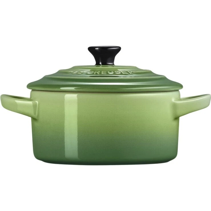 Le Creuset Mini Gryde 10 cm, 250 ml – Bamboo Green