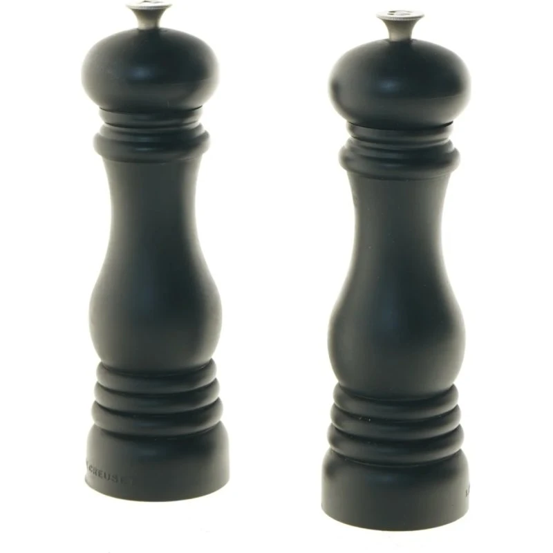 Le Creuset salt- og peberkværnsæt, sort 21x6 cm