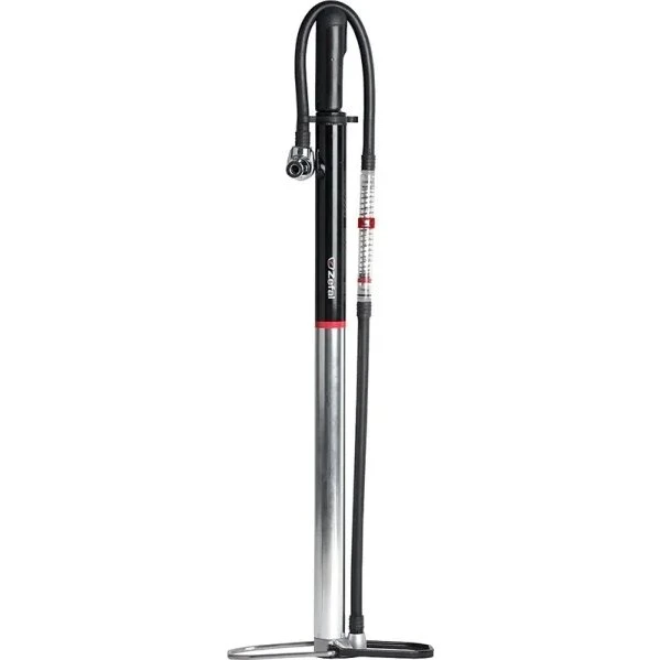 ZEFAL Profil TRAVEL fodpumpe med manometer, sølv