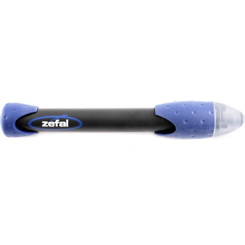 Zéfal Max Blue mini-pumpe – aluminium med fleksibel forbindelse