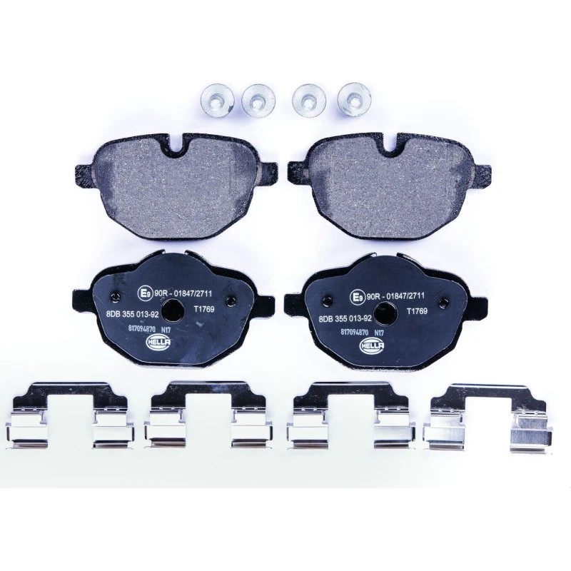 HELLA Bremseklodser BMW 8DB 355 013-921 (Bagaksel)