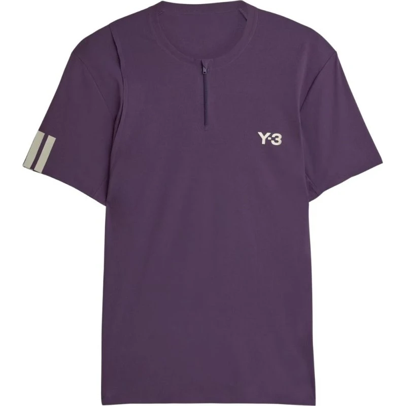 Adidas Y-3 Pro FreeLift Zip T-shirt - Aurora Plum